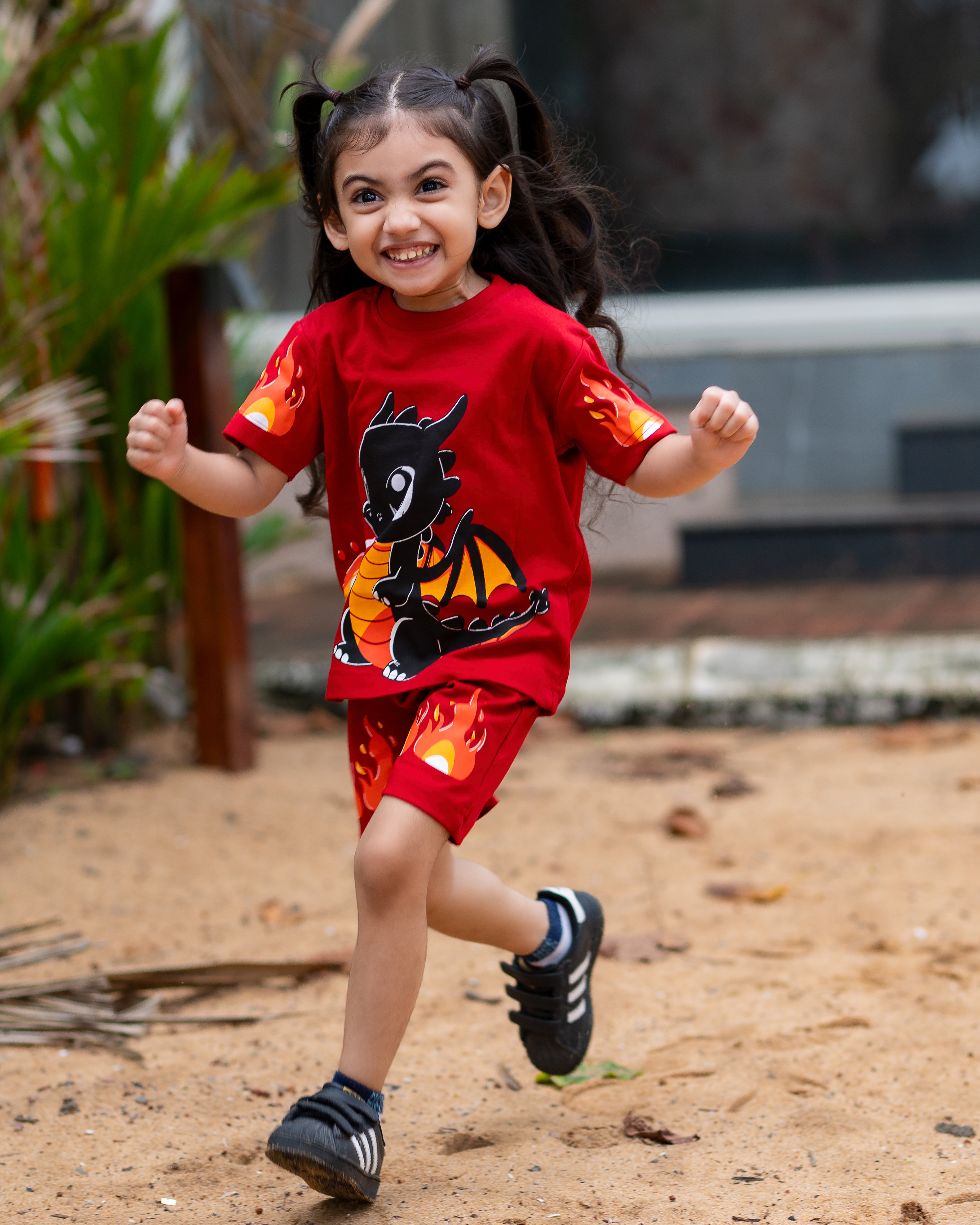 Little Dragon Fire Unisex Co-ord Set: Born to Breathe Fire!