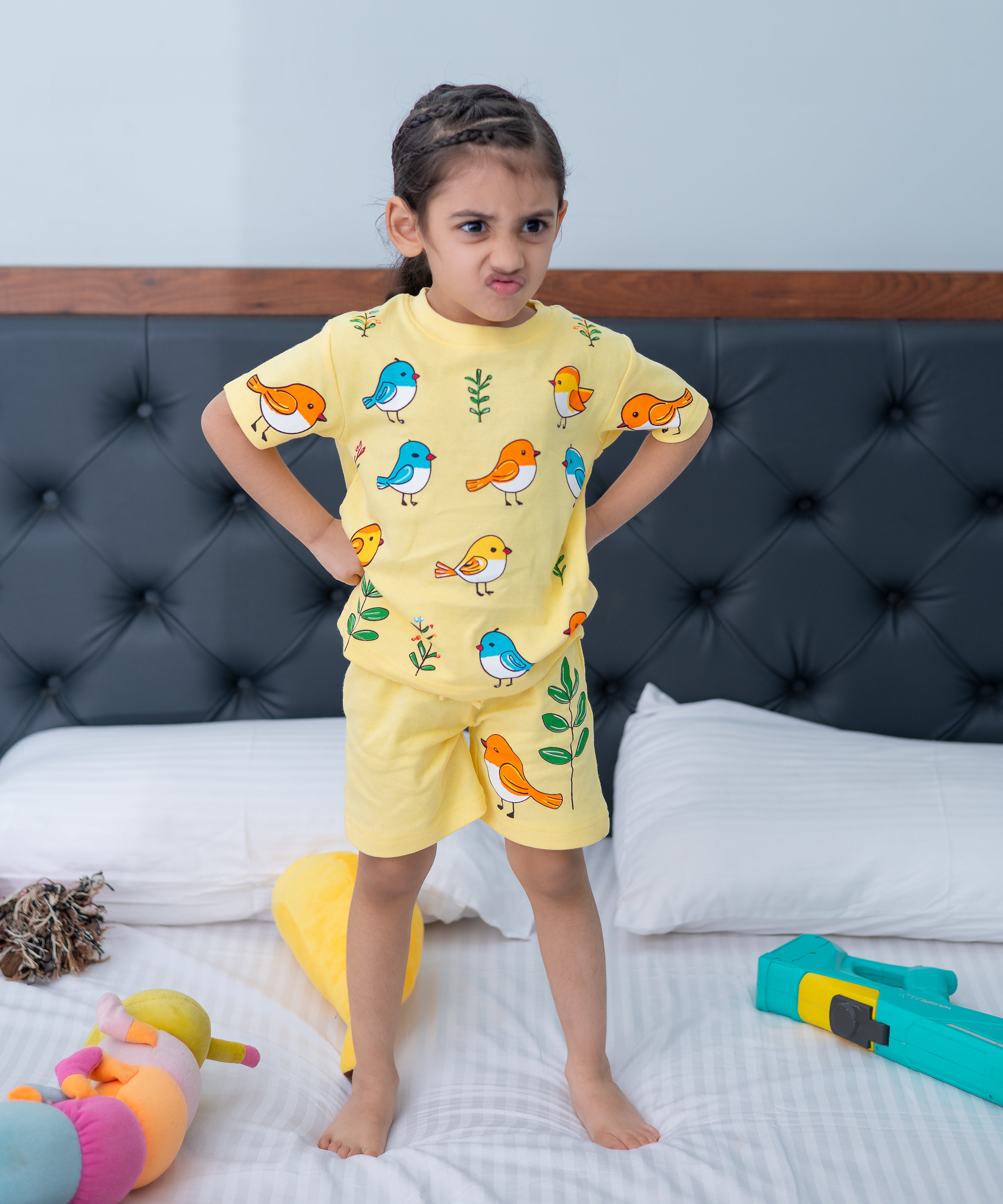 Sunshine Birdie Unisex Co-ord Set: Fly into Fun!