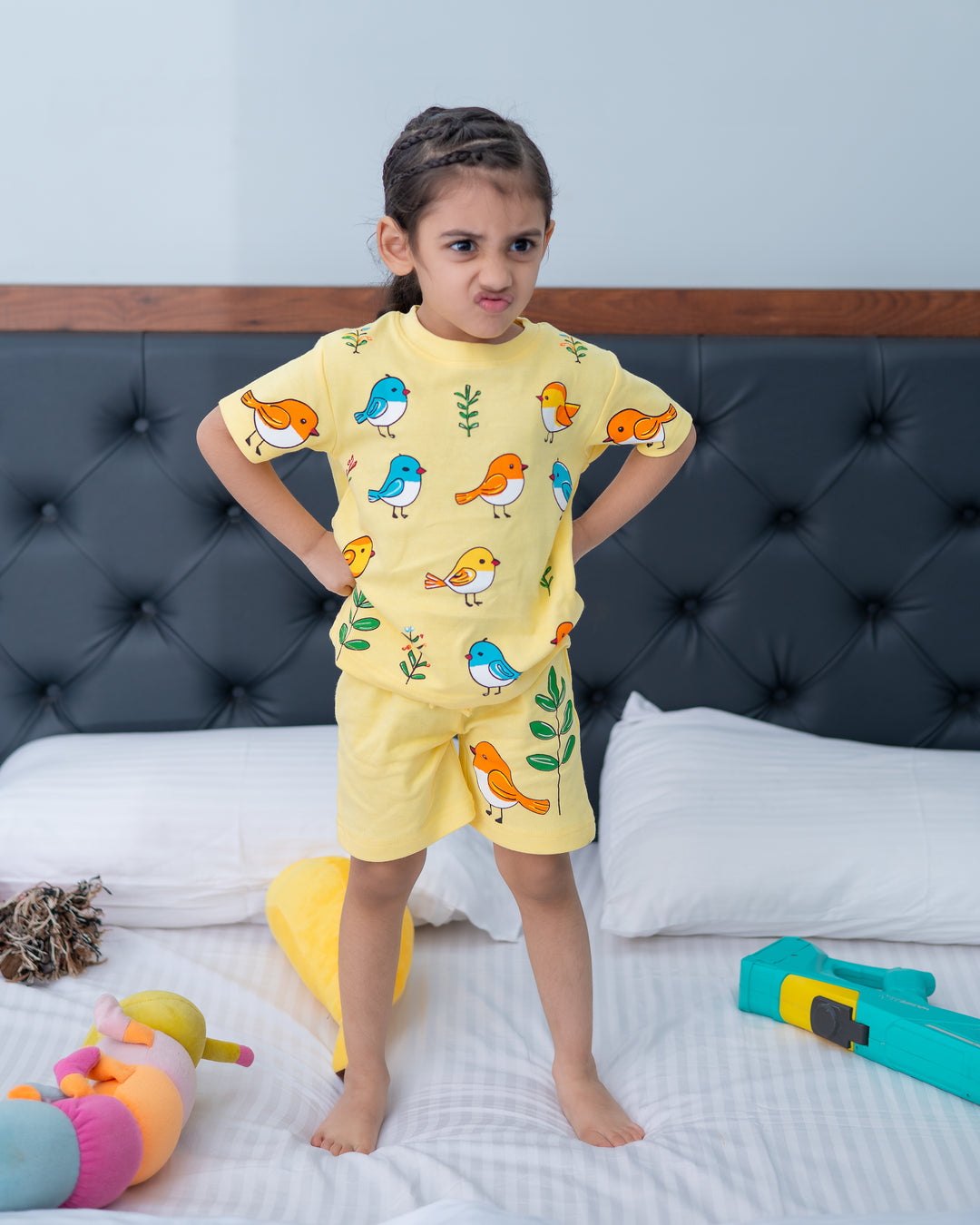 Sunshine Birdie Unisex Co-ord Set: Fly into Fun!