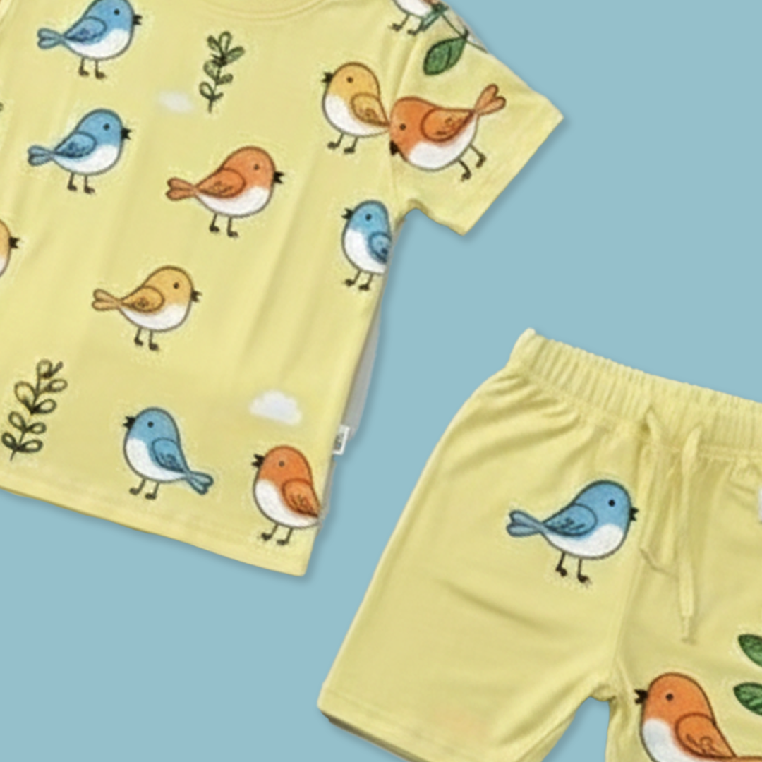 Sunshine Birdie Unisex Co-ord Set: Fly into Fun!