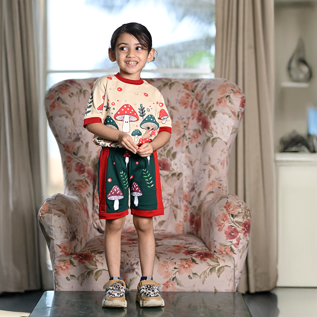 Enchanted Mushroom Unisex Co-ord Set: The Comfiest Forest Fun!